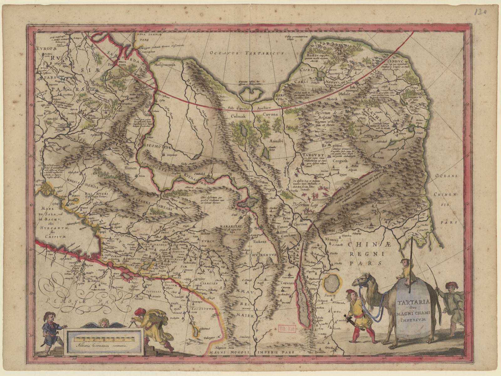 Willem et Joan Blaeu, « Tartaria sive Magni Chami Imperium », vers 1640. Domaine public.